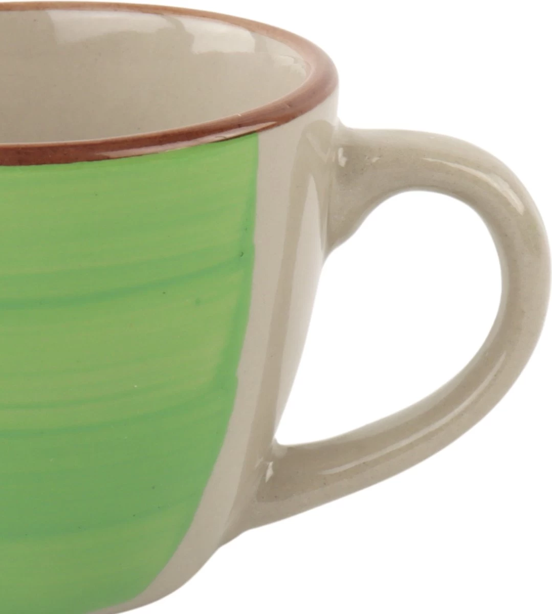 Orange85 Espresso Kopjes - Koffie - Set Van 6 - Meerdere Kleuren - 100 Ml - Aardewerk - Glazen - Met Oor - Koffiekopjes - Afbeelding 2