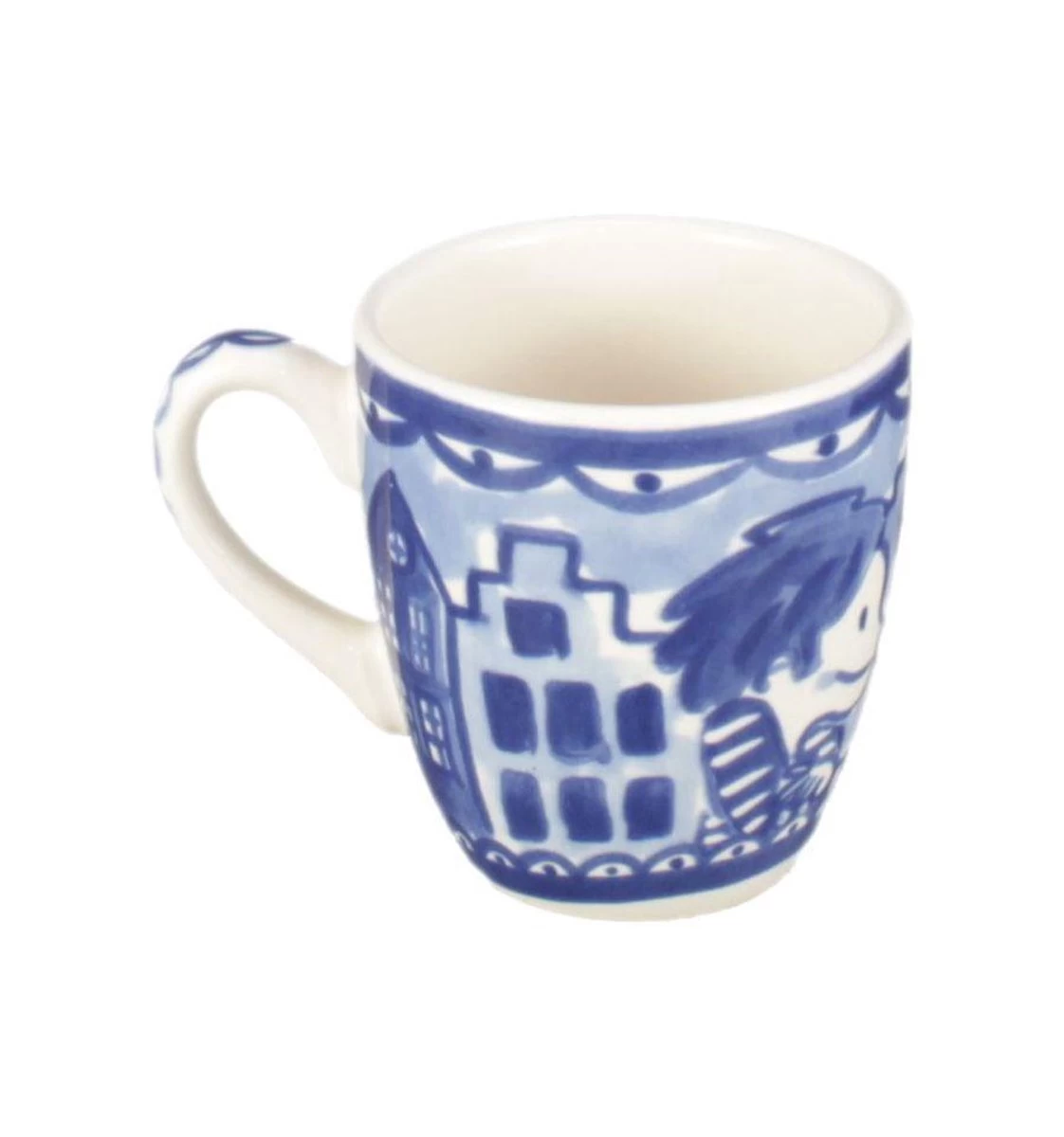 Blond Amsterdam Delfts Blond Minimok - 'Kussend' - Aardewerk - Afbeelding 2