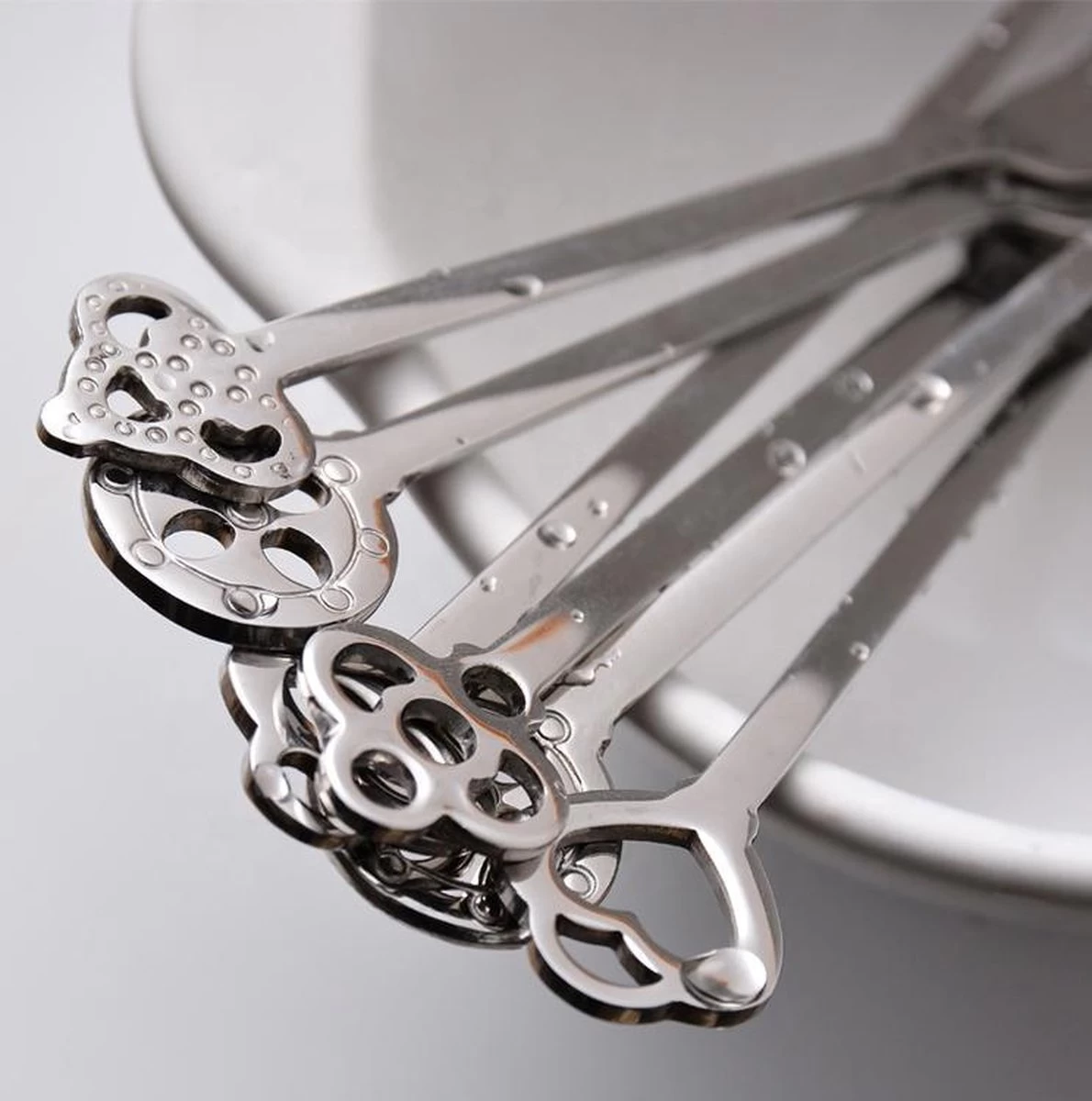 ESSENTIALS73 Luxe Theelepel - Koffielepel Set Van 6 RVS - Theelepeltje - Lepeltjes - Lepels - Koffielepeltje -Koffielepels - Theelepels - Lepel - Koffie - Thee - Lepeltje - Afbeelding 4