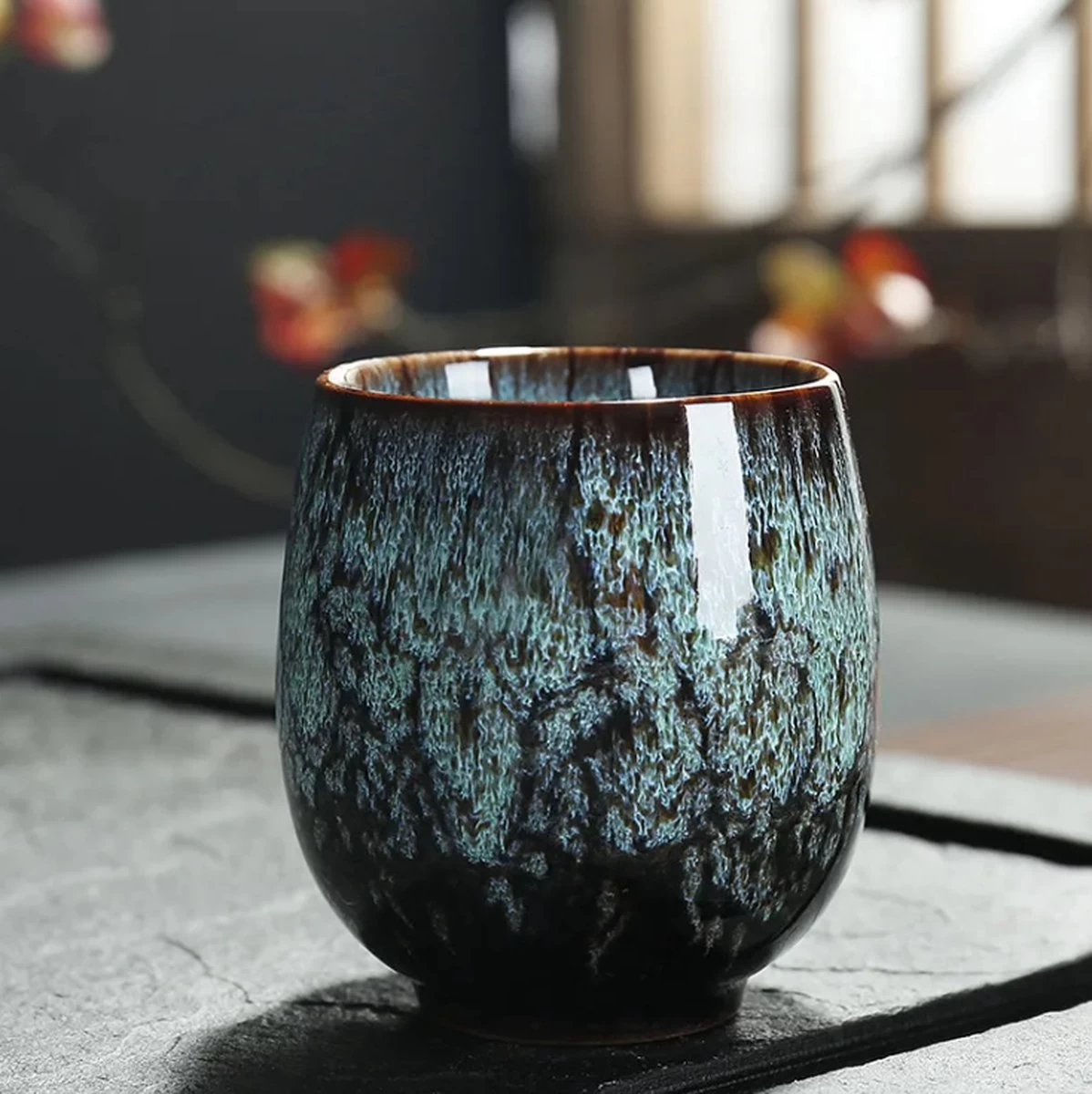 Simple Solutions Set Van 4 Koffiekopjes - Keramiek - Koffiebeker 150 Ml Zonder Oor - Mooi Cadeau Voor Man En Vrouw - Afbeelding 9