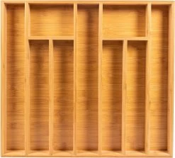 Grote Bestekbak Bamboe 51x47cm | Besteklade Van Coninx | Bestekhouder | Opbergbak | Duurzaam | Voor Laden Van 47cm Diep