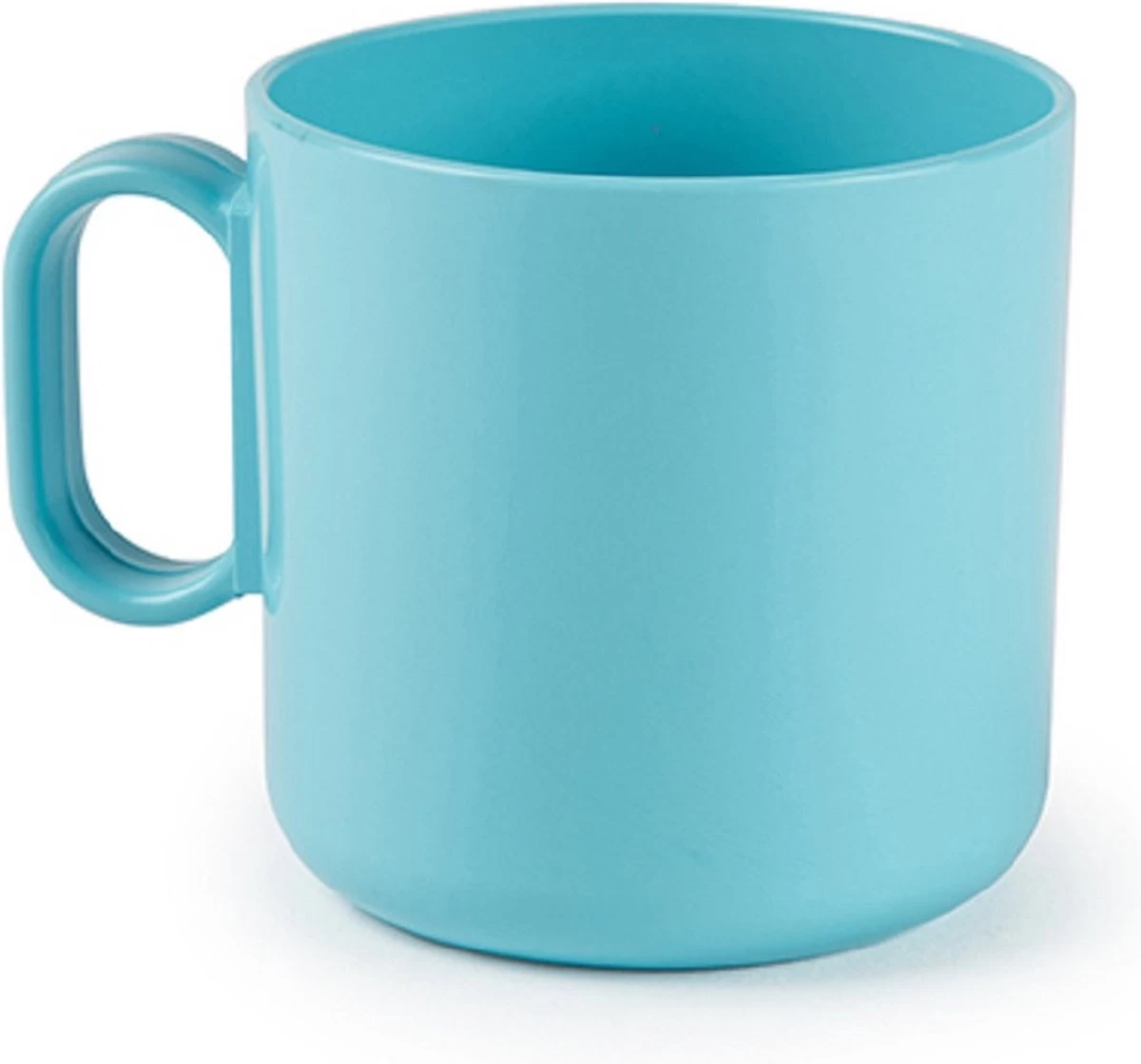 12x Gekleurde Drinkbekers/mokken Kunststof 320 Ml - Limonade Bekers - Campingservies/picknickservies - Afbeelding 3