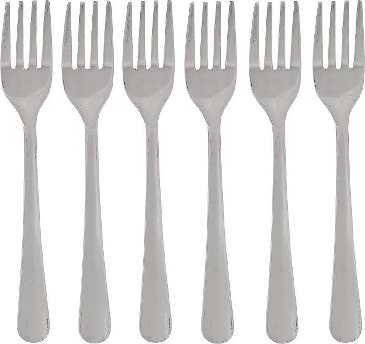 Merkloos Gebaksvork Set 6 Stuks - Afbeelding 2
