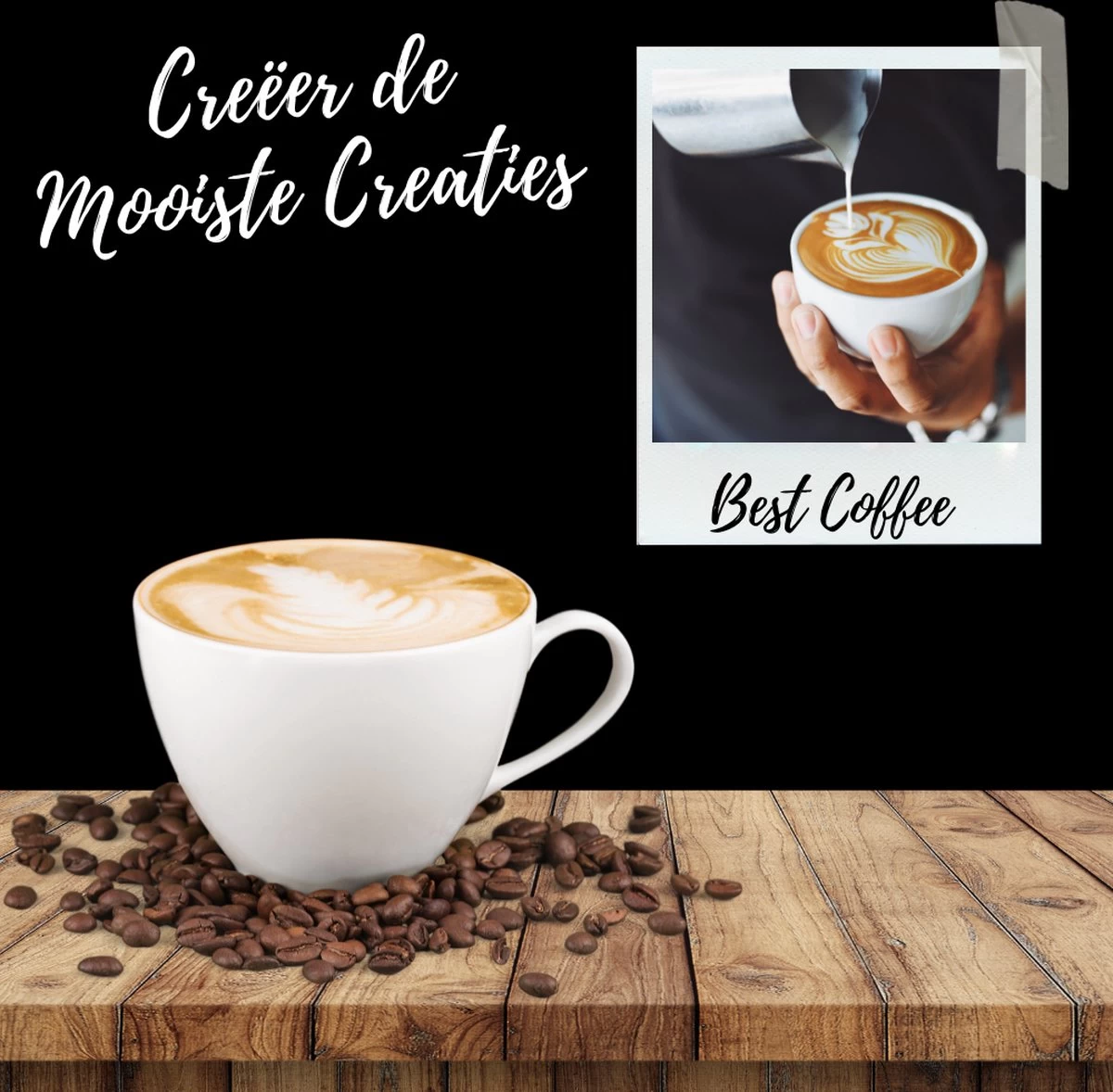 Merkloos Pazzo Goods - Melkkan - Melkkannetje Opschuim - Zwart - 350 Ml - Premium Kwaliteit - RVS - - Afbeelding 4