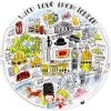 Blond Amsterdam City Londen Bord - Ø 22 Cm
