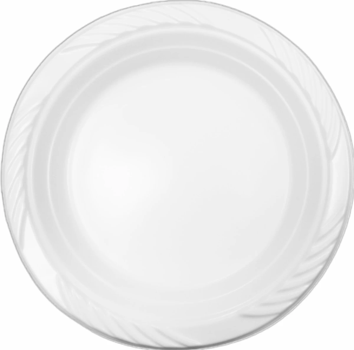 100 Grote Witte PP Borden - 10" - 254mm - Feest, BBQ Borden - Herbruikbaar - Royal Ware - Afbeelding 2