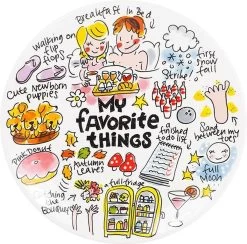 Blond Amsterdam Things Bord - � 22 Cm