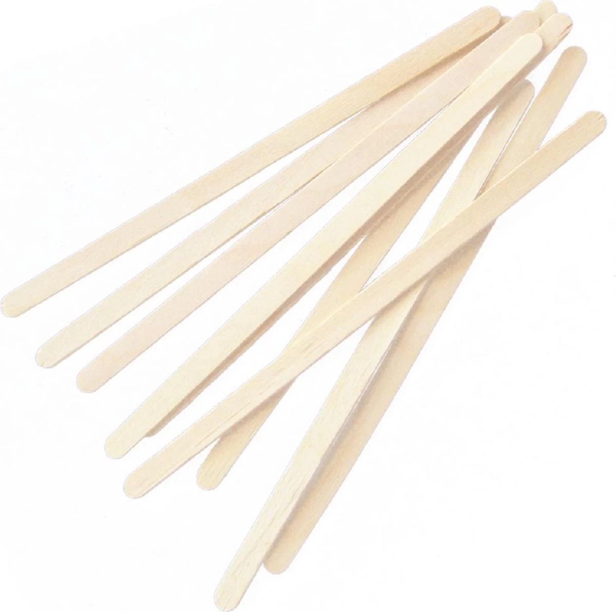 Merkloos NatureStar Wegwerp Houten Roerstaafjes 14 Cm BIO 1000 Stuks In Handige Hygiënische (dispenser)doos