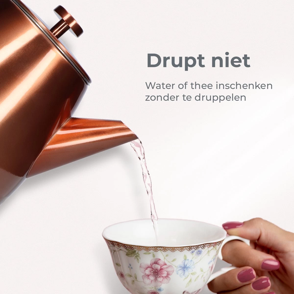 Vaja® Theepot Juliette Rosé Dubbelwandig - Afbeelding 5