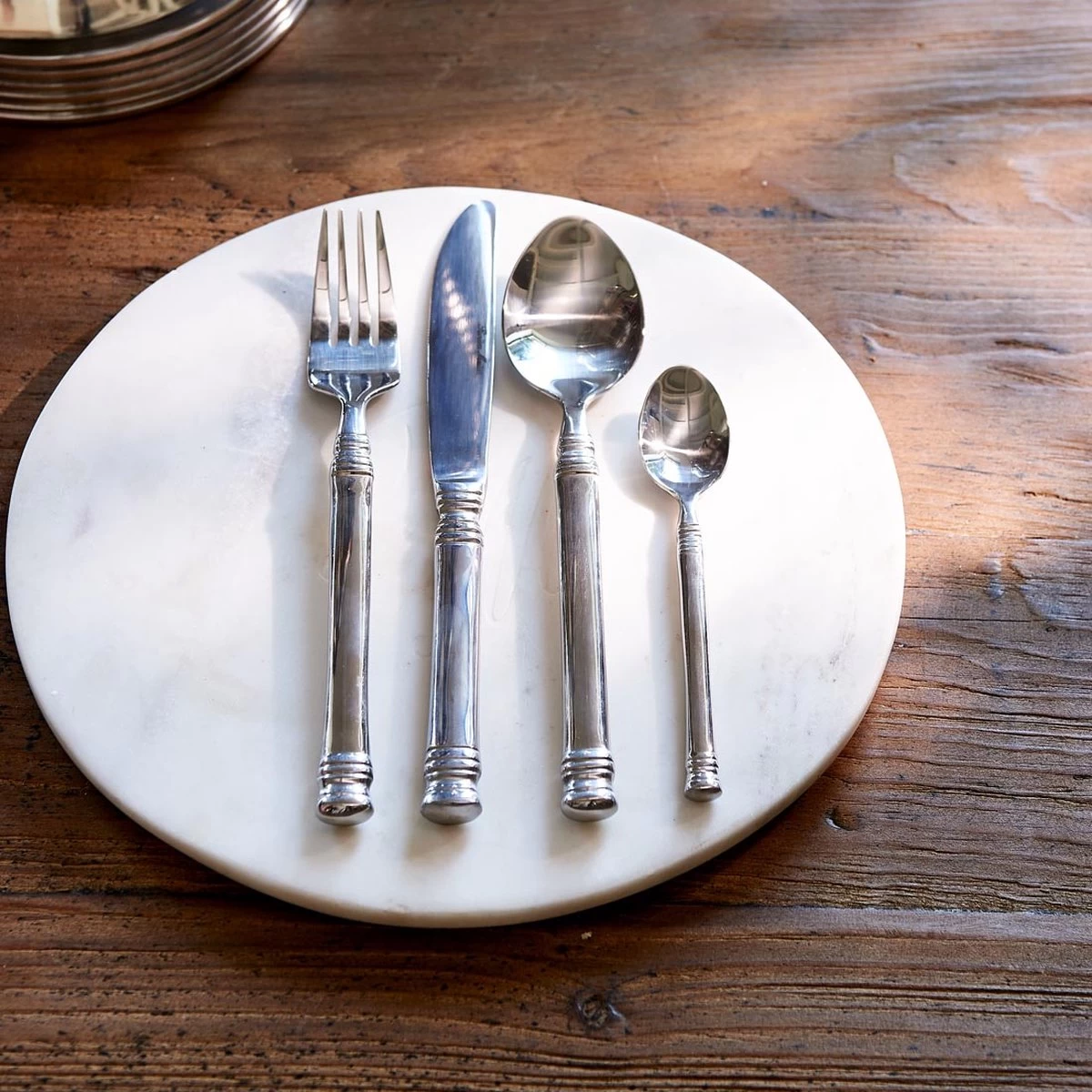 Riviera Maison Bestekset Zilver - Bon Appétit Cutlery - Set Van 4 Stuks - Afbeelding 2