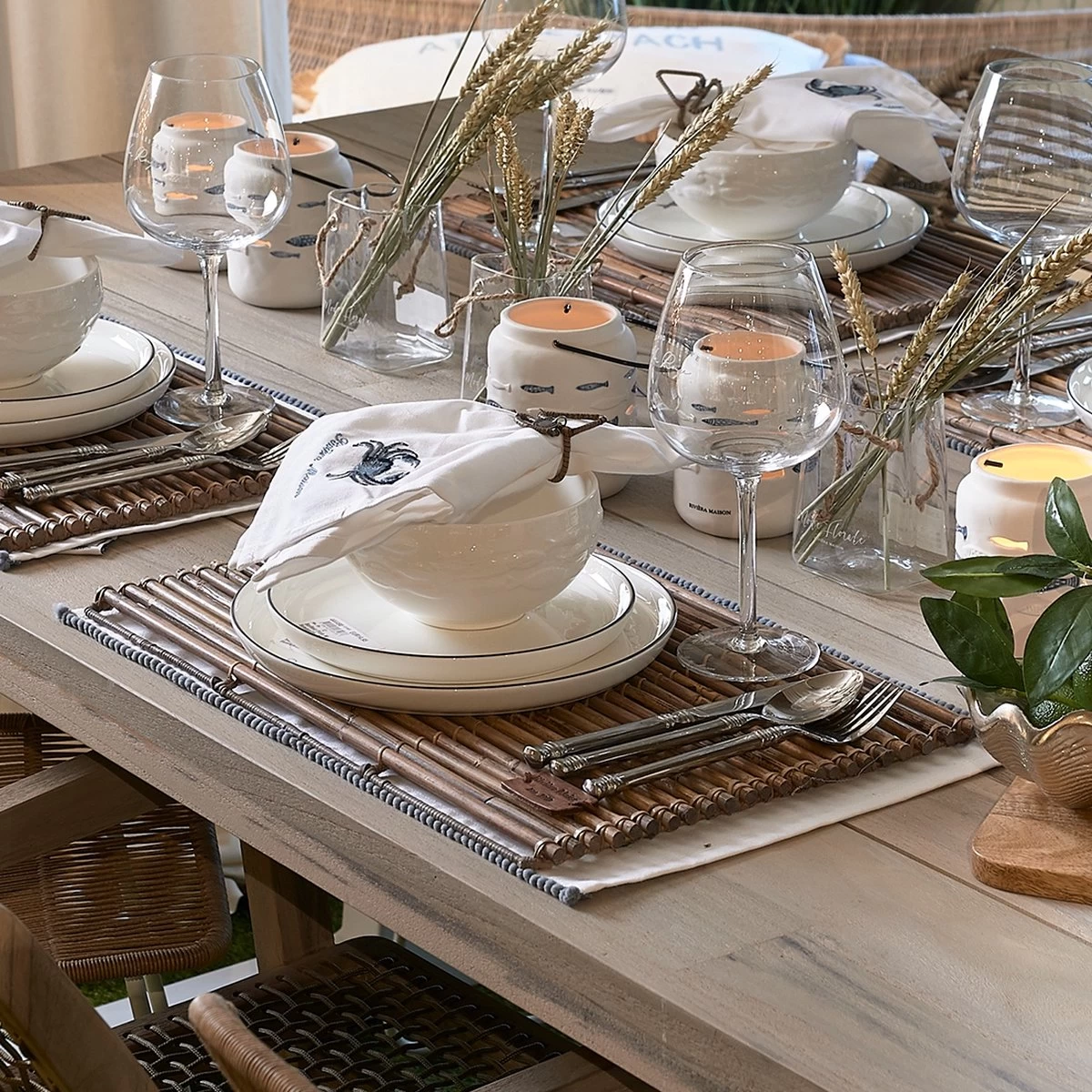 Riviera Maison Bestekset Zilver - Bon Appétit Cutlery - Set Van 4 Stuks - Afbeelding 6