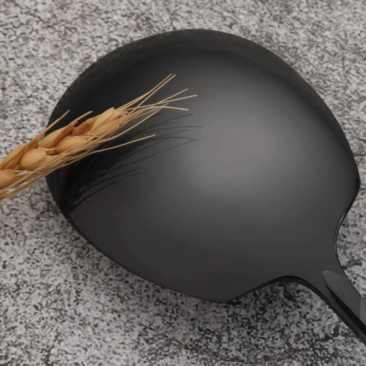 House Of Husk® Opscheplepel Set - Zwart - Serveerlepel - Groetelepel - Aardappellepel - 21cm - RVS - 4 Stuks - Afbeelding 5