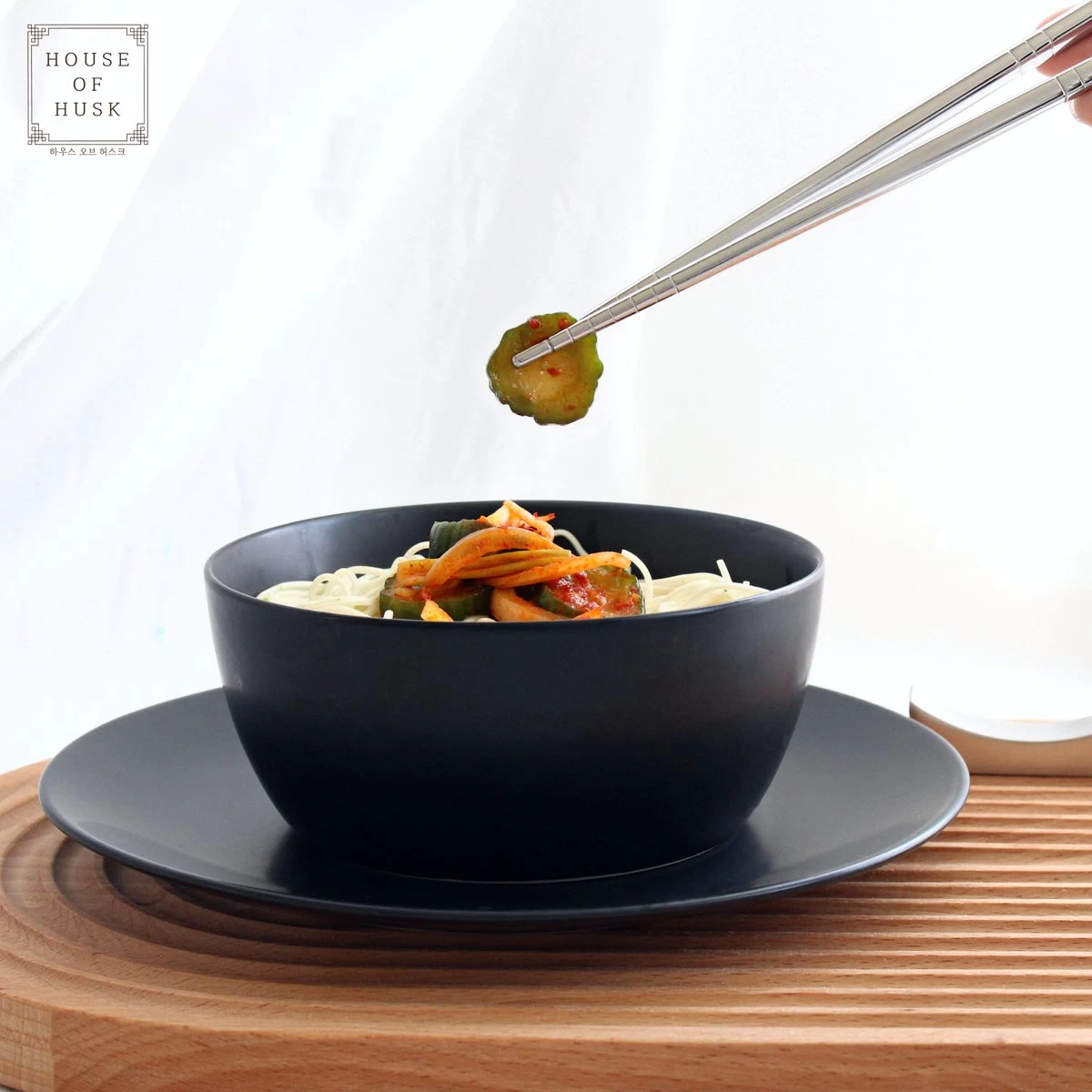 House Of Husk Chopsticks Set - Koreaanse Eetstokjes - Vaatwasserbestendig - RVS - 5 Paar - Zilver - Afbeelding 6