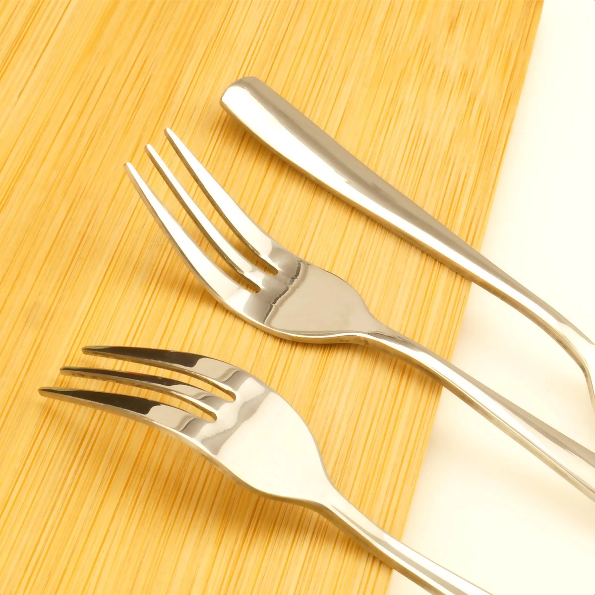 Gebaksvorkjes - Set Van 12 Taartvorkjes - Rvs - 13,5 Cm - Afbeelding 3