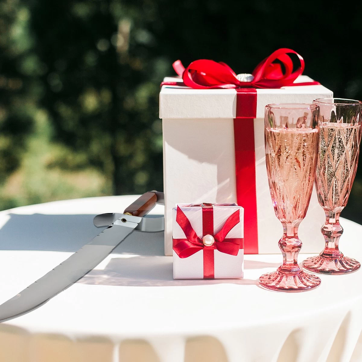 Dymund® Sabreer Sabel - RVS - Professioneel Champagnesabel - Incl. Bewaardoos - 44,5 Cm - Afbeelding 5