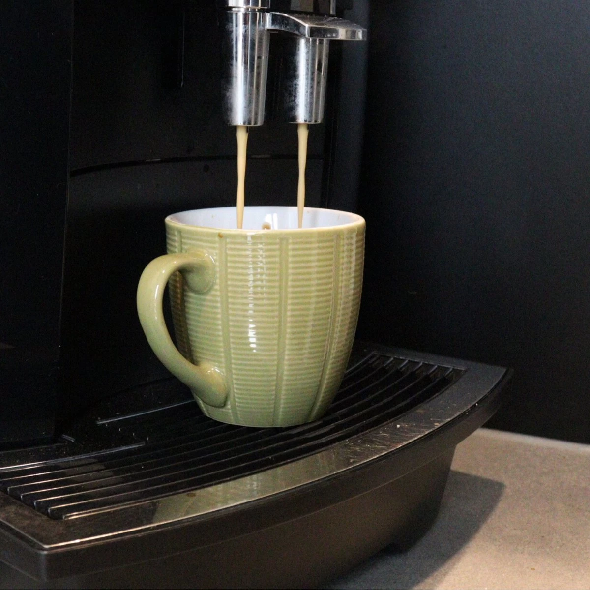 Orange85 Koffiekopjes Gekleurd - Set Van 6 - Koffiemokken - Streep - 200 Ml - Reliëf - Aardewerk - Met Oor - Theemokken - Afbeelding 3