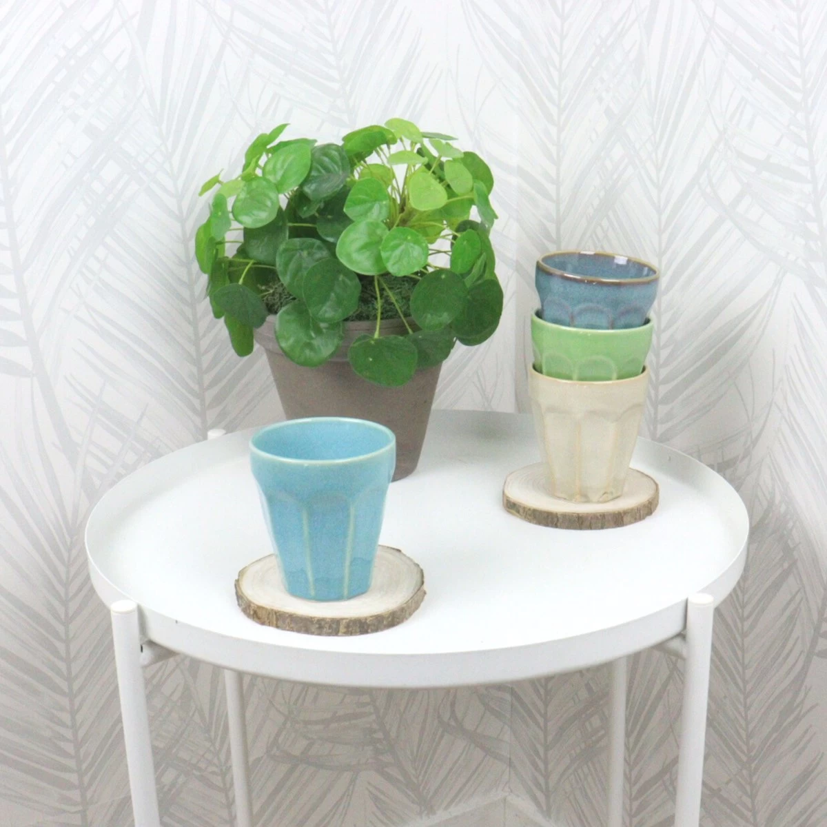 Orange85 Cappuccino Mokken - 4 Stuks - 250 Ml - Porselein - Hittebestendig - Keuken - Accessoires - Cappuccino Glazen - Cappuccino Kopjes - Latte Macchiato Glazen - Afbeelding 5