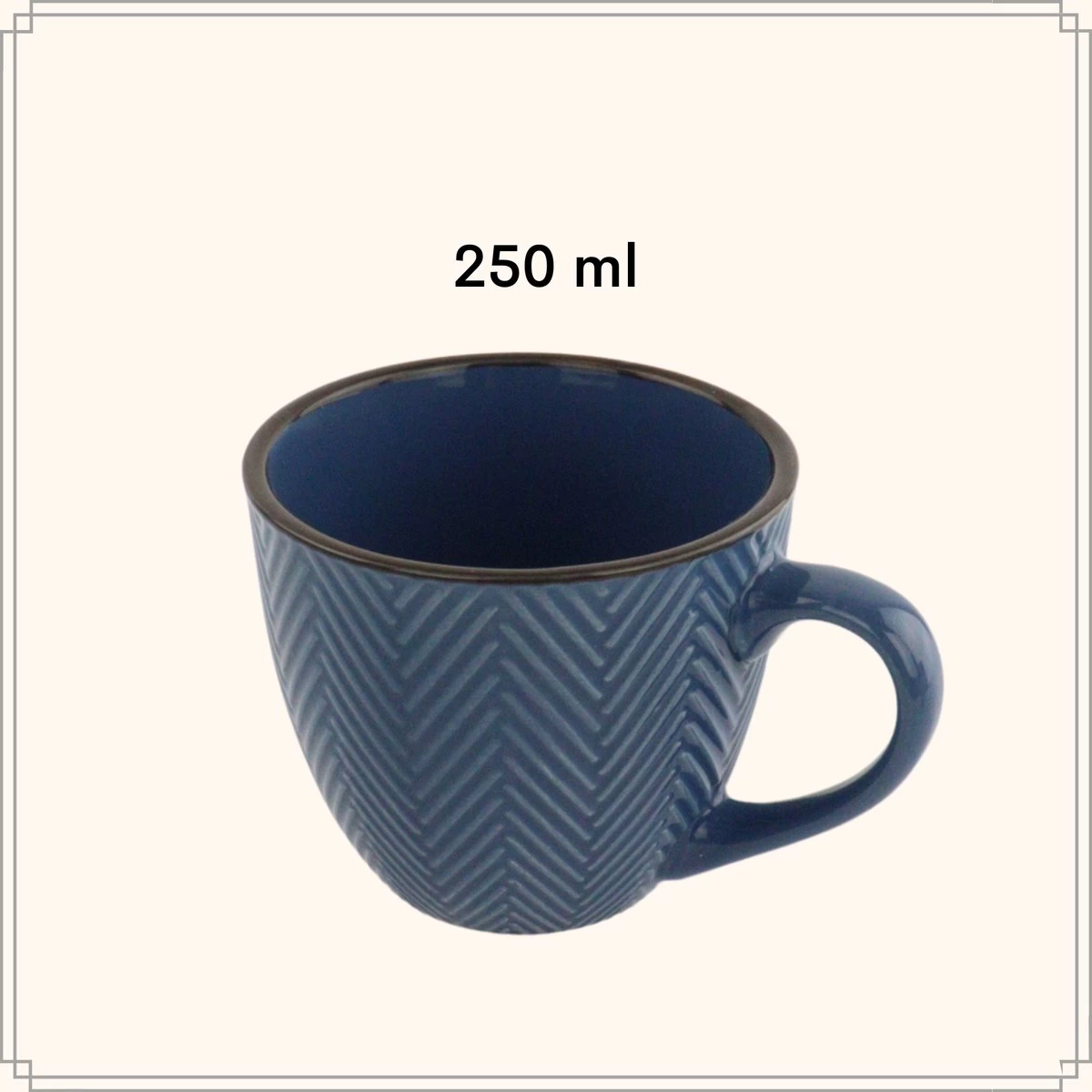 OTIX Koffiekopjes - Met Oor - Set Van 4 - Verschillende Kleuren - Aardewerk - 250 Ml - Afbeelding 7