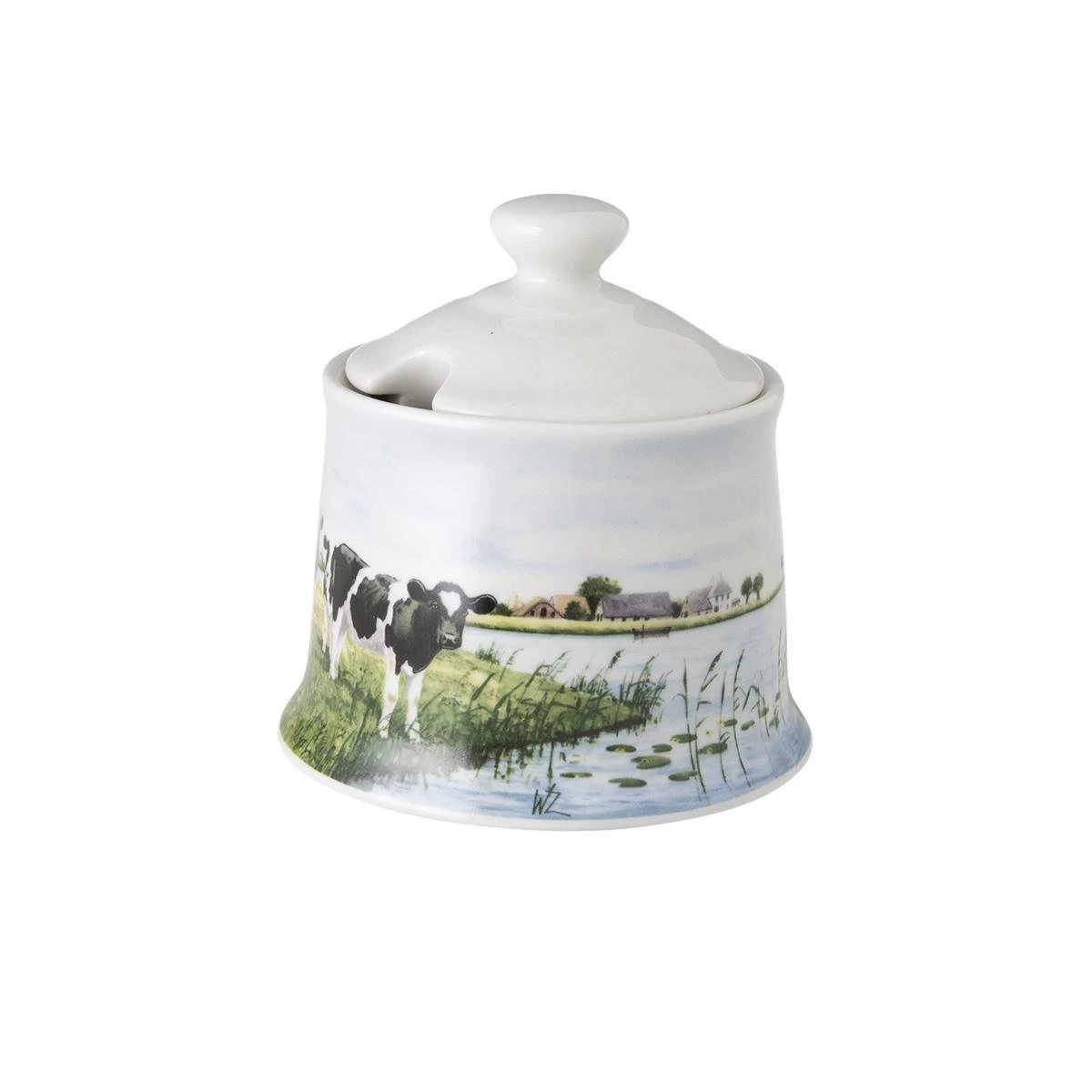 Wiebe Van Der Zee Suikerpot "Koe In Waterland" - Afbeelding 4