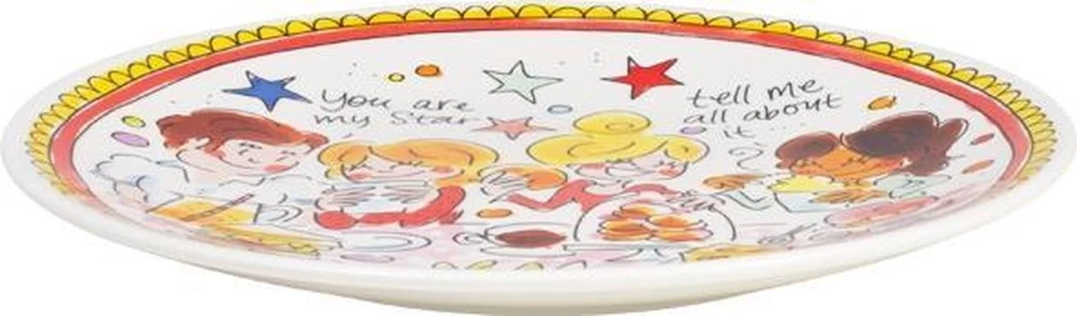 BLOND AMSTERDAM EB: PLATE 22 CM DARK PINK - Afbeelding 2