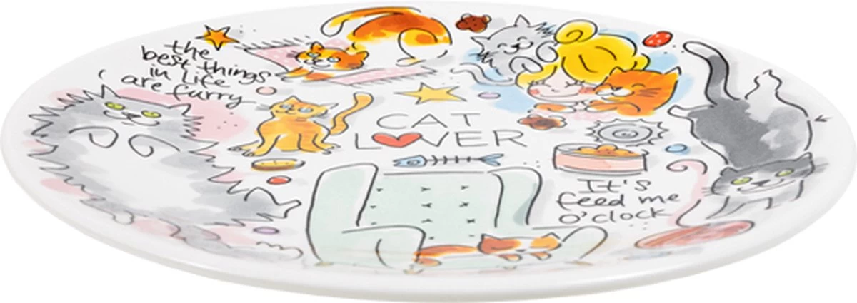 Blond Amsterdam, Dier: Bord 22cm Cat Lover - Afbeelding 2