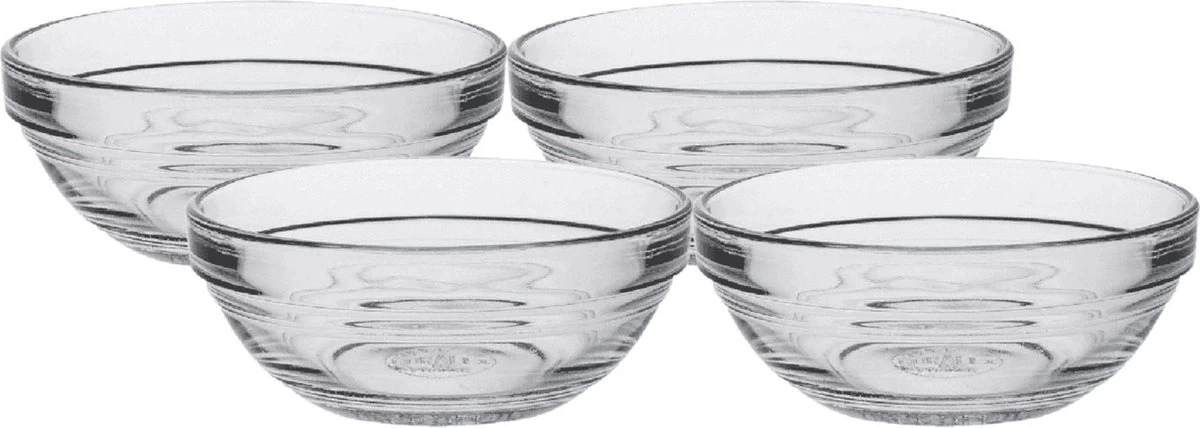 Duralex 18x Kleine Sausschaaltjes Rond Van Glas 3.7 Cm - Schalen En Kommen - Keuken Accessoires
