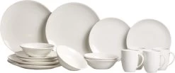 Vtwonen Serviesset - Wit - Porselein - 16-Delig