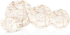 TAC 24-delig Serviesset 6 Personen - Valerio Borden Marmer Serviesborden