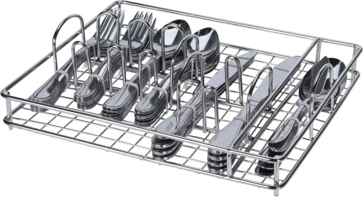Merkloos Bestekset 45dlg - RVS - Kwaliteit Van - Afbeelding 2