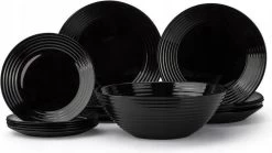 Luminarc Harena Serviesset - Zwart - 19-delig - 6 Persoons