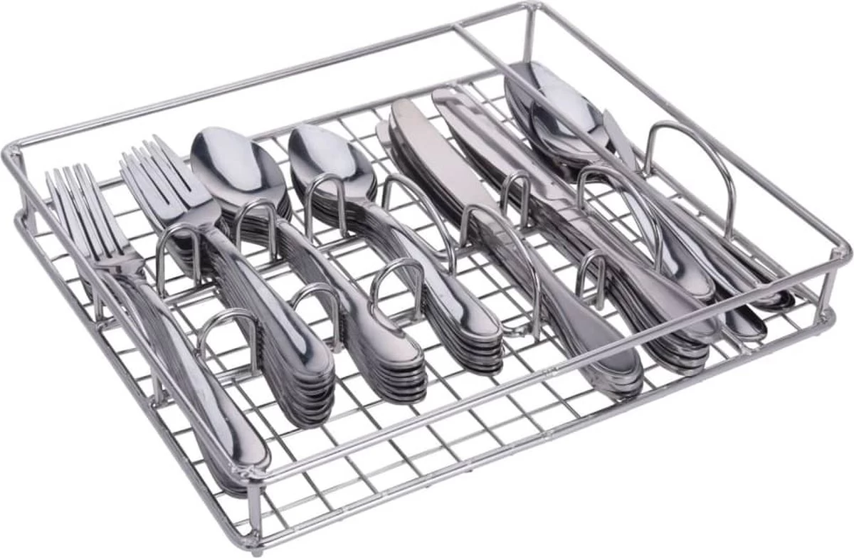 Merkloos Bestekset 45dlg - RVS - Kwaliteit Van - Afbeelding 3