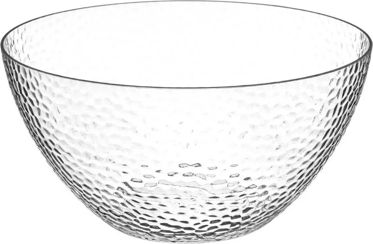 Secret De Gourmet - Slakom/serveer Schaal - Kunststof - Transparant - 24 Cm