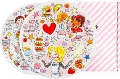 Blond Amsterdam Cake Bord - Set Van 2