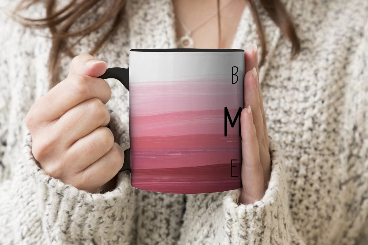 Magische Mok - Foto Op Warmte Mokken - Koffiemok - Best Mom Ever - Mama - Quotes - Spreuken - Magic Mok - Beker - 350 ML - Theemok - Mok Met Tekst - Afbeelding 5