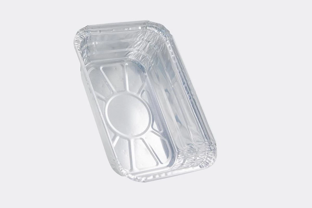 Merkloos Kapsalon Bakjes | Lasagne Bakjes | Aluminium Bakjes | 25 St. | 20 × 13,6 × 5,6cm - Afbeelding 2