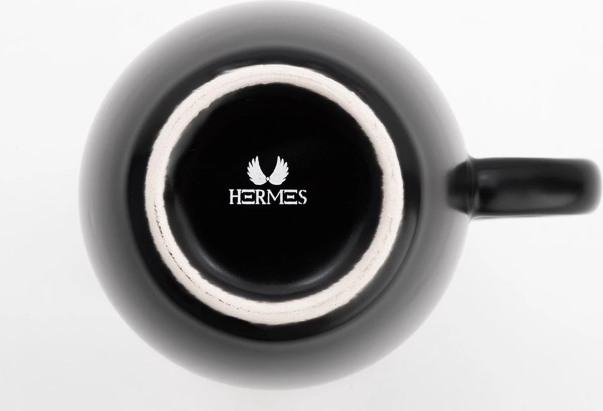 Lite-Body Hermes Koffie Beker - 20cl - Set Van 6 Stuks - Zwart Mat - Afbeelding 2