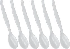 Metaltex Eierlepels 6 Stuks 12,5 X 2,5 Cm Wit