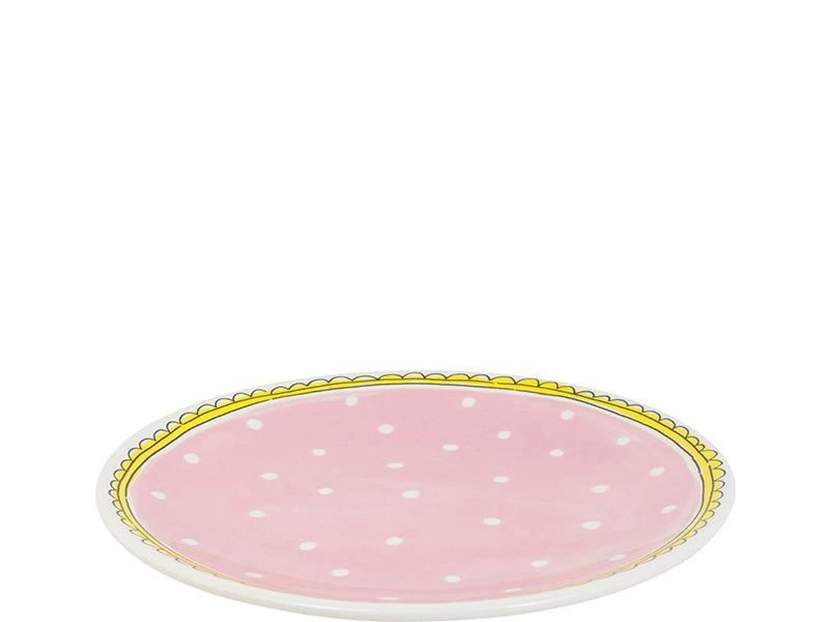 Blond Amsterdam Even Bijkletsen Ontbijtbord Ø22 Cm - Stip - Afbeelding 5