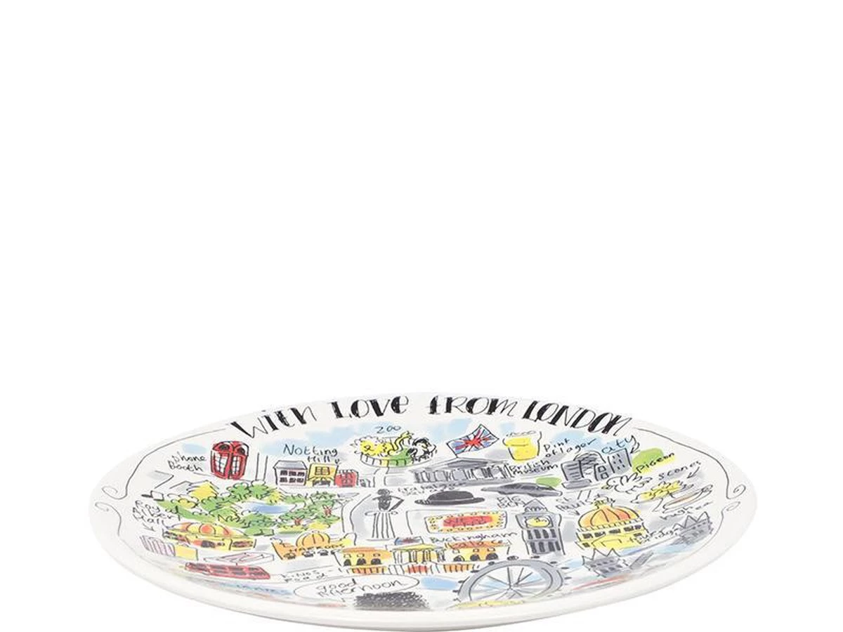 Blond Amsterdam City Londen Bord - Ø 22 Cm - Afbeelding 2