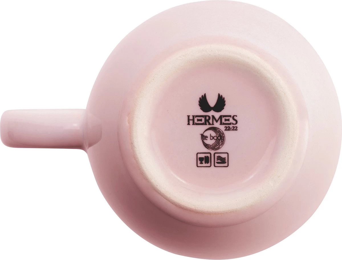 Lite-Body Hermes Koffie Beker - 200 Ml - Set Van 6 - Roze - Afbeelding 2