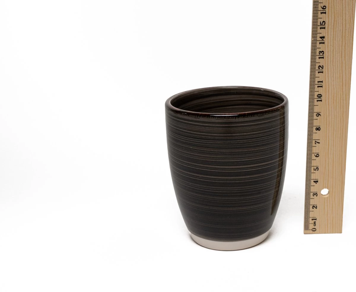 Koffiekopjes - Industrieel Grijs - Koffiebeker - Unieke Kleuren - Set Van 12 Kopjes (ook Los Verkrijgbaar) - 160ML En 340ML - Porselein - Hip En Trendy - Afbeelding 6