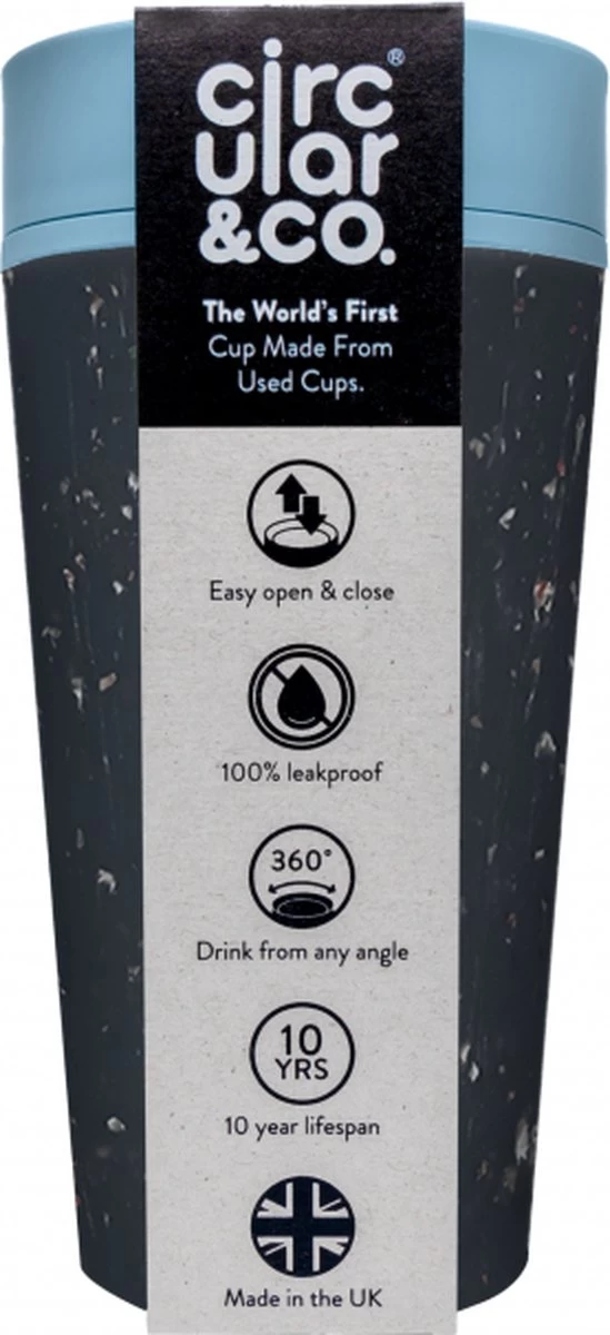 RCUP 340 Ml - Zwart/Blauw Black And Teal