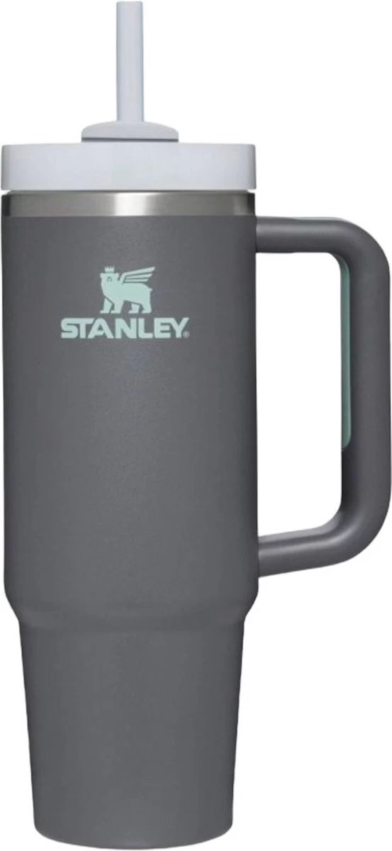 Stanley Flowstate Quencher 30oz - Drinkbeker - Drinkfles - Tumbler Met Rietje - Thermosbeker - Handvaten - 890ML - Thermosfles - RVS Fles - Cup To Go - Deksel - Koffie To Go - Ijskoffie Beker - Handle