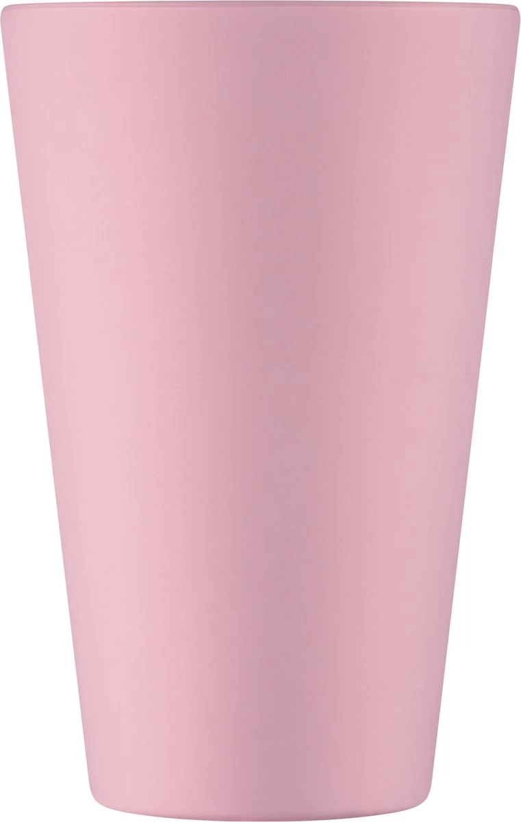 Ecoffee Cup Local Fluff PLA - Koffiebeker To Go 400 Ml - Roze Siliconen - Afbeelding 4