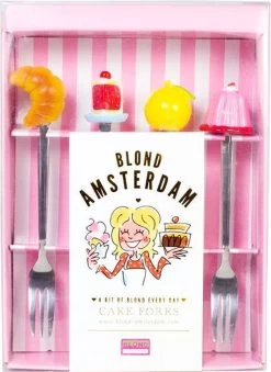 Blond Amsterdam – Even Bijkletsen - Cake Set Gebaksvorkjes