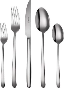 Sola Bestekset Ibiza - Economy - 8 Persoons - 70 Delig - Zilver Chroomstaal 18/0 - RVS