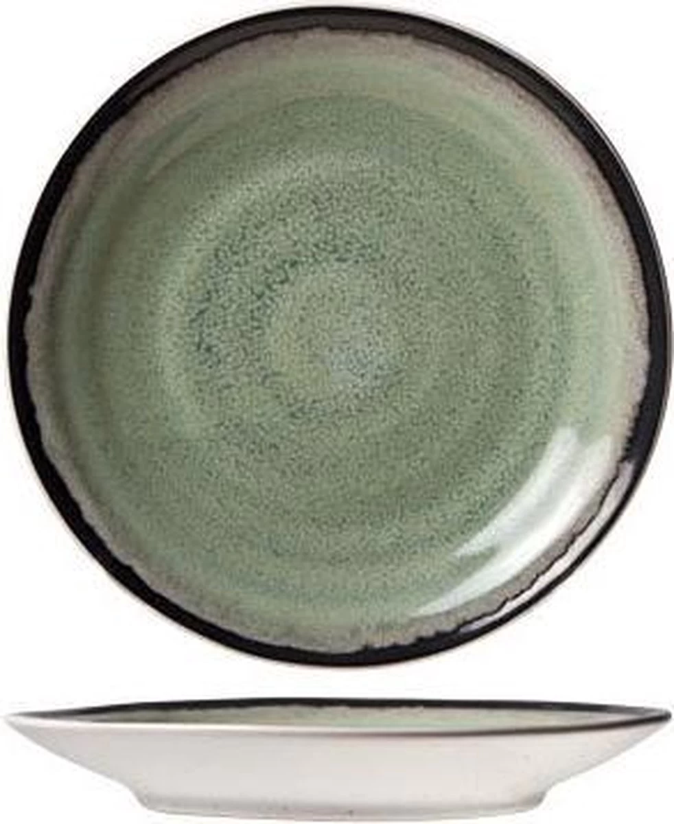 Cosy & Trendy Fez Green Schotel/Bordje Ø15,5cm ( Set Van 6 ) - Afbeelding 2