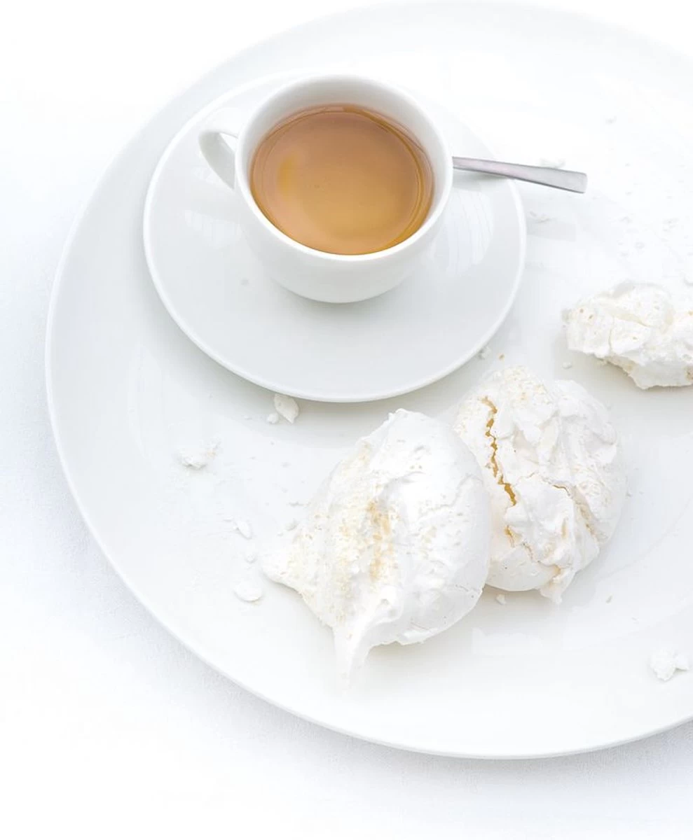 Vtwonen 4 Koffiekopjes Met Schoteltjes - Wit - Porselein - 100ml - Afbeelding 4